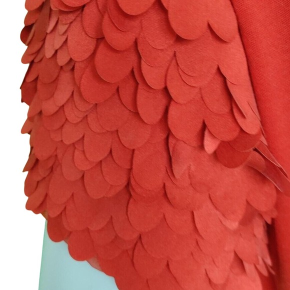 NWT $740 Alexander Mcqueen red 100% silk dress. IT  XL US L - Picture 8 of 11